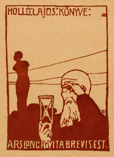 Exlibris by ? Unbekannt from Unknown for Lajos Hollo - 