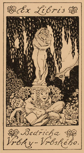 Exlibris by ? Unbekannt from Unknown for Bedricha Vrbky-Vrbskeho - Erotica 