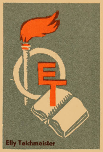 Exlibris by ? Unbekannt from Unknown for Elly Teichmeister - Book 
