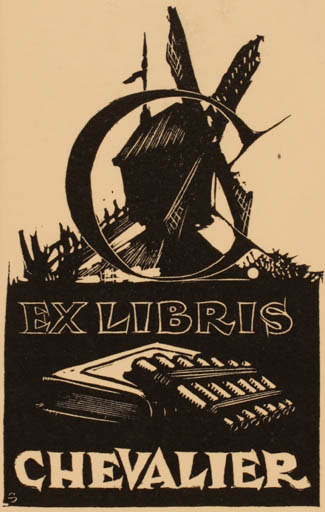 Exlibris by ? Unbekannt from Unknown for ? Chevalier - Book Mill 