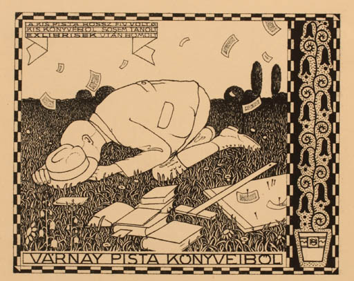 Exlibris by ? Unbekannt from Unknown for Pista Varnay - 
