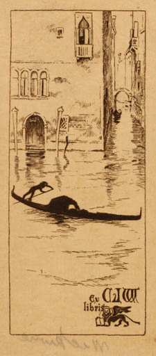 Exlibris by ? Unbekannt from Unknown for ? C. L. W. - City Maritime 