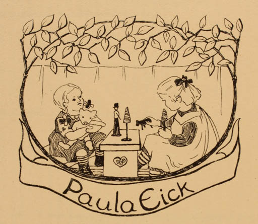 Exlibris by ? Unbekannt from Unknown for Paula Eick - Child 