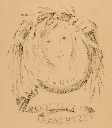 Exlibris by ? Unbekannt from Unknown for Vladimira Prochazky - 