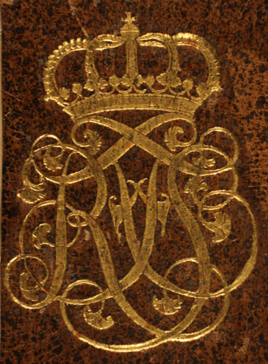 Exlibris by ? ? from Sweden for ? Frederik I - Historical Person Monogram Regent/royalty Super Exlibris 