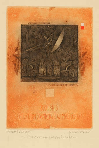 Exlibris by Zdenek Bugan from Slovak Republic for Exlibris Muzeum Malbork - 