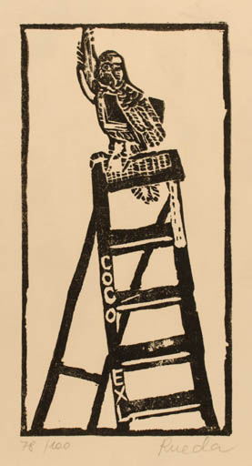 Exlibris by Heidrun Rueda from Germany for COCO ? - Book Bird 