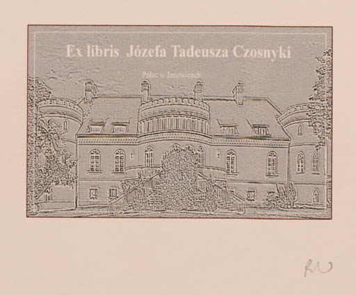 Exlibris by Rajmund Aszkowski from Poland for Josef Tadeusz Czosnyka - Architecture 