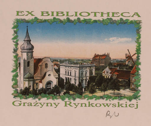 Exlibris by Rajmund Aszkowski from Poland for Grazyny Rynkowskiej - City Mill 