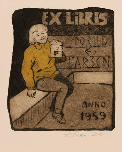 Exlibris by Torill  Elisabeth Larsen from Norway for Torill  Elisabeth Larsen - 