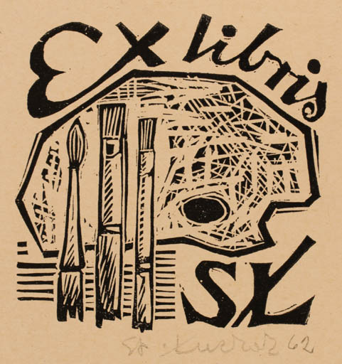 Exlibris by Stanislaw Luczak from Poland for Stanislaw Luczak - Art 