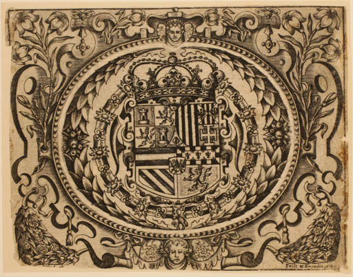 Exlibris by ? Unbekannt from Spain for ? Unbekannt - Heraldry 