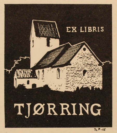 Exlibris by Thomas Pedersen from Denmark for ? Tjørring - Church 