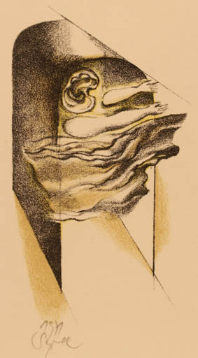 Exlibris by Nadeza Synecka from Czechoslovakia for ? ? - Abstract 