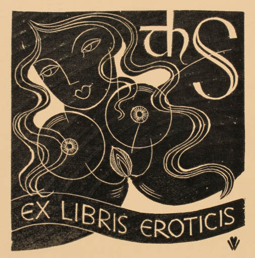 Exlibris by Peter Wolbrandt from Germany for ? Th. S - Erotica Ex Erotica 