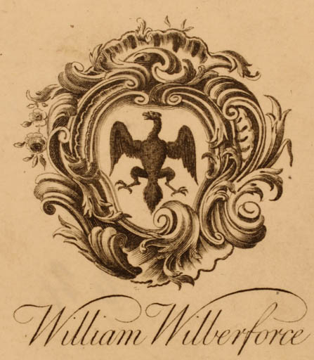 Exlibris by ? ? from Great Britain for William Wilberforce - Heraldry 