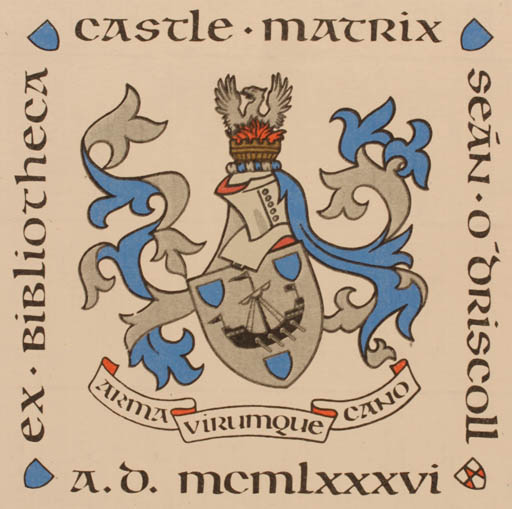 Exlibris by Zdenko G. Alexy from Czechoslovakia for ? ? - Heraldry 