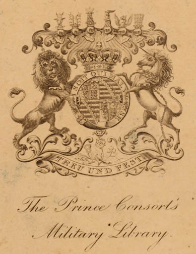 Exlibris by ? ? from Great Britain for ? H.R.H. Albert - Heraldry Regent/royalty 