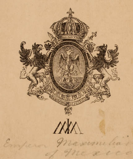 Exlibris by ? ? from Austria for ? Maximilian I - Heraldry Regent/royalty 