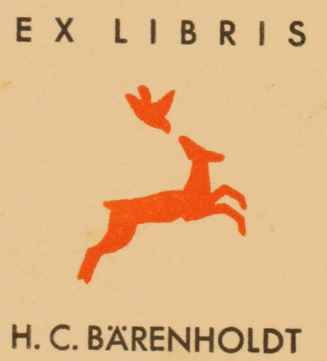 Exlibris by H. C. Bärenholdt from Denmark for H. C. Bärenholdt - Fauna 