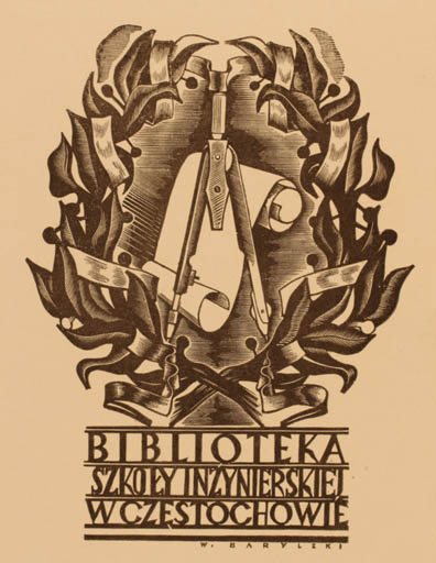 Exlibris by Wojciech Barylski from Poland for ? ? - 