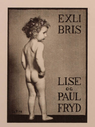 Exlibris by Thomas Pedersen from Denmark for Lise og Paul Fryd - Child Photography 