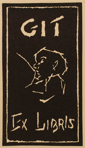 Exlibris by Ole Sørensen from Denmark for ? ? - Child 