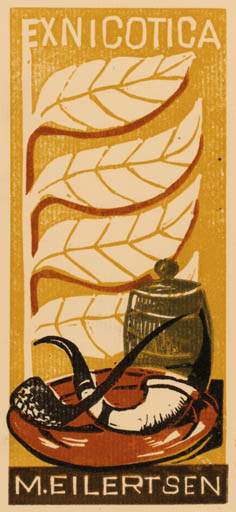 Exlibris by ? ? from Unknown for Mogens Eilertsen - 