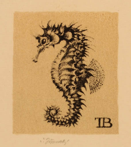 Exlibris by Ludmilla Jirincova from Czech Republic for ? ? - Fauna 