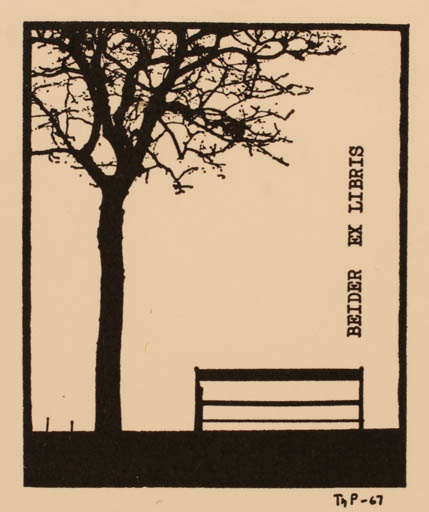 Exlibris by Thomas Pedersen from Denmark for ? Beider - Tree 