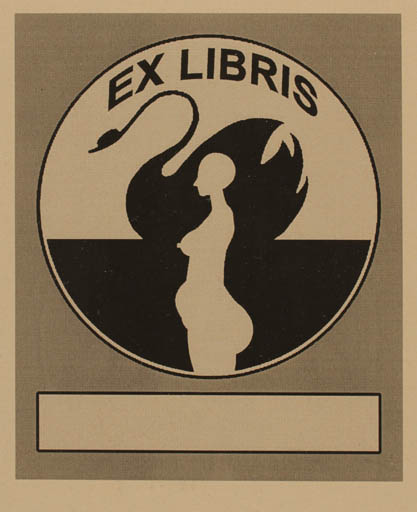 Exlibris by Axel Vater from Germany for ? ? - Leda and the Swan 