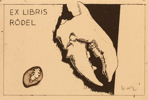 Exlibris by Axel Vater from Germany for Klaus Rödel - Fauna 