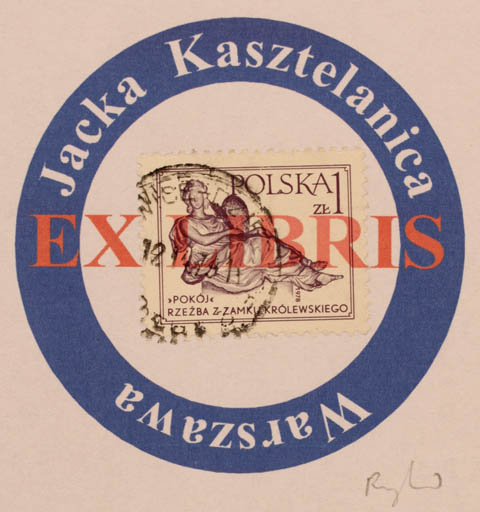 Exlibris by Rajmund Aszkowski from Poland for Jacka Kasztelanica - 