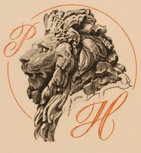 Exlibris by Werner Pfeiler from Austria for H P - Fauna 