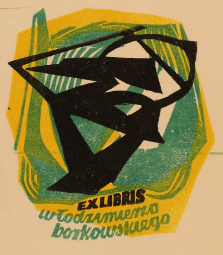 Exlibris by Edward Grabowski from Poland for W. Borkowski - Abstract 