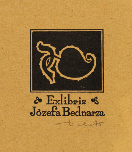 Exlibris by Zbigniew Dolatowski from Poland for Jozefa Bednarza - 