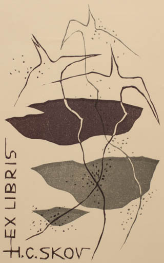 Exlibris by Ladislav Rusek from Czech Republic for Henry Carlo Skov - Abstract 