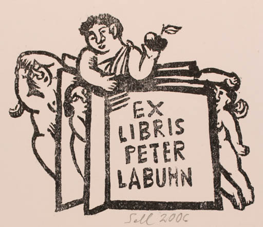 Exlibris by L Sell from Germany for Dr. Peter Labuhn - Mythology 