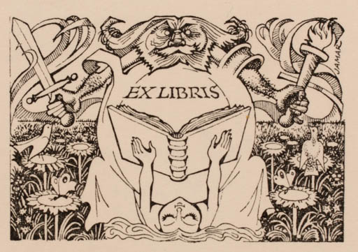 Exlibris by Michel Jamar from France for ? ? - 