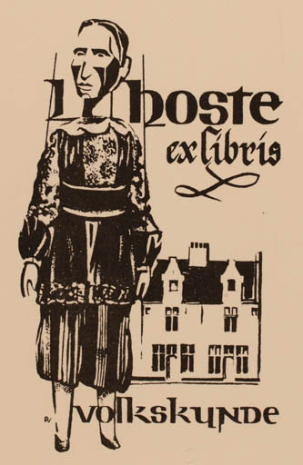 Exlibris by Raymond Verstraeten from Belgium for ? ? - 