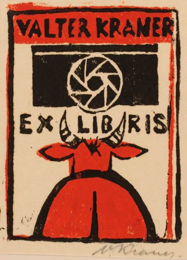 Exlibris by Valter Kraner from Estonia for Valter Kraner - Fauna 