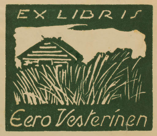 Exlibris by Pekka Törmä from Finland for Eero Vesterinen - 