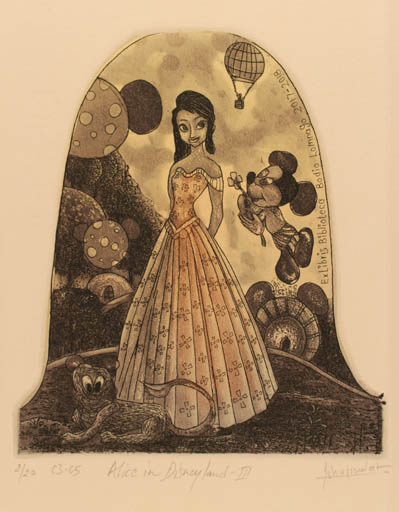 Exlibris by Ismu Jindal from Indien for Biblioteca Bodio Lomnago - Fairytale/fable 