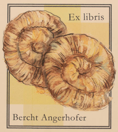 Exlibris by Ewa Ziembicka from Poland for Bercht Angerhofer - Fauna 