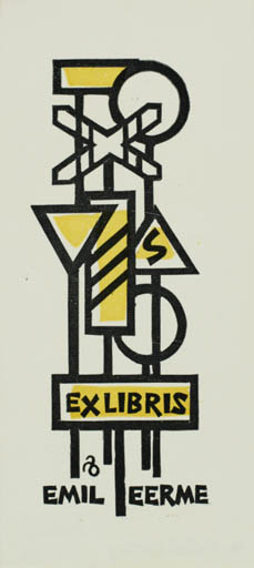Exlibris by Zbigniew Dolatowski from Poland for Emil Eerme - Technology 