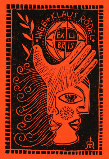 Exlibris by Zbigniew Lubicz-Miszewski from Poland for Klaus & Inge Rödel - 