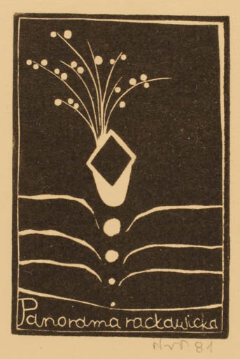 Exlibris by Jerzy Dariusz Nowak from Poland for Panorama Rackawicka - 