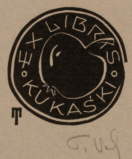 Exlibris by Tyrus Wenhrynowicz from Poland for ? Kukaski - Fruit 