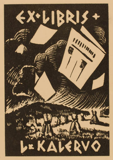 Exlibris by ? Unbekannt from Finland for L. Kalervo - 