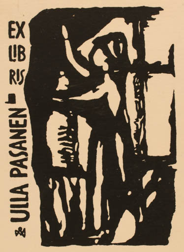 Exlibris by ? Unbekannt from Finland for Ulla Pasanen - Woman 